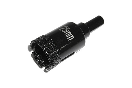 Коронка алмазная по керамограниту 25 мм PROFI 1/4 Skrab 31125