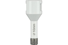 Алмазная коронка по керамограниту 10 мм, M14 на УШМ Diamond Industrial DIDKVP10M14
