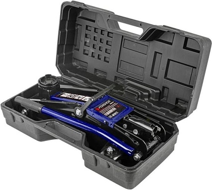 Домкрат подкатной гидравлический Forsage 2т h min 130мм, h max 300мм в кейсе F-T820028(52440)