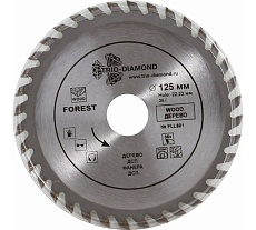 Диск пильный по дереву (125x22.23 мм; 36Т) TRIO-DIAMOND FLL801