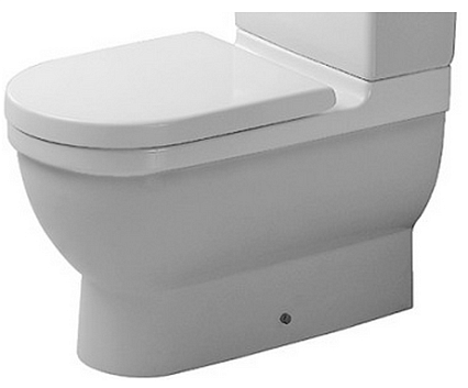 Чаша для унитаза Duravit Starck 3 01280900001 с антигрязевым покрытием