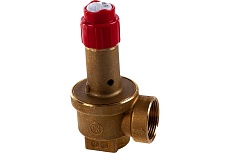 Предохранительный клапан Giacomini пружинный, угловой, латунь 117-5333
