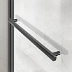 Душевой уголок Vincea Слим Софт (Slim Soft) VSR-1SS1010CLGM 100x100 вороненая сталь, стекло прозрачное