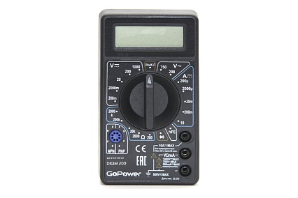 Мультиметр GoPower DigiM 200 (1/100) 00-00020173