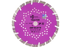 Диск алмазный отрезной Tractor (230х22.2х12 мм) TRIO-DIAMOND TR706