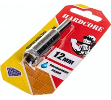 Сверло-коронка алмазное по кафелю и керамограниту 12 мм Hardcore 152012