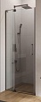 Душевая дверь Cezares SLIDER-B-1-80/90-C-GM 80/90x195, прозрачная, оружейная сталь