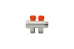 Коллектор VRT 3/4"x1/2", с регулировочными вентилями, 2 выхода 524076