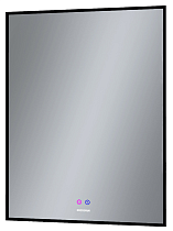 Зеркало Grossman Pragma-норма 60x80 см с подсветкой и подогревом, черный 1860802