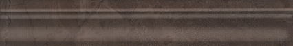 Бордюр Kerama Marazzi Версаль коричневый обрезной 5х30 см, BLC014R