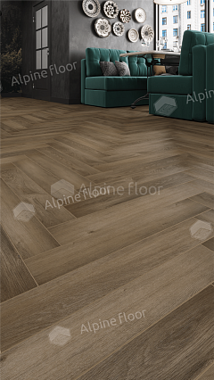 Ламинат Alpine Floor Herringbone Дуб Анжу 606x101x8 мм, LF102-11B