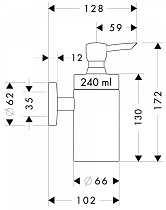 Дозатор Hansgrohe Logis 40514000