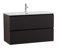 Тумба с раковиной BelBagno Uno 100 см Темно-серый матовый