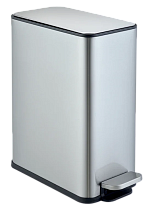 Ведро WeltWasser WW PAOLO MT 15L матовая сталь 10000013418