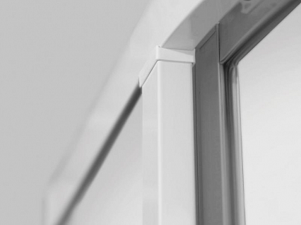 Душевая дверь Roltechnik Classic Line CD4 110 см узорчатое стекло/белый профиль