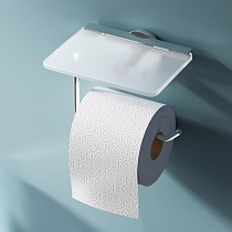 Держатель туалетной бумаги Am.Pm X-Joy A85A341500 с полкой, хром