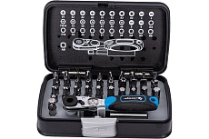 Набор бит с трещоткой Hoegert Technik 1/4 , SL, PH, PZ, HEX, Torx, Torx c отверстием 33 шт. HT1R460