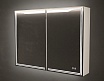 Зеркальный шкаф Art&Max Merano 100x80 см AM-Mer-1000-800-2D-DS-F с подсветкой, анти-пар