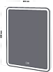 Зеркало BelBagno SPC-MAR-600-800-LED-TCH-PHONE 60x80 см с bluetooth, микрофоном и динамиками