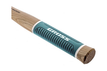 Молоток-гвоздодер Gross American hickory 450г, угол 45, магнит, обрезиненная рукоятка 10415