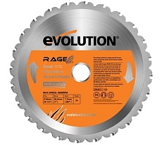 Диск RAGE (210х25.4х1,7 мм; 24 зуба) универсальный Evolution RAGEBLADE210MULTI