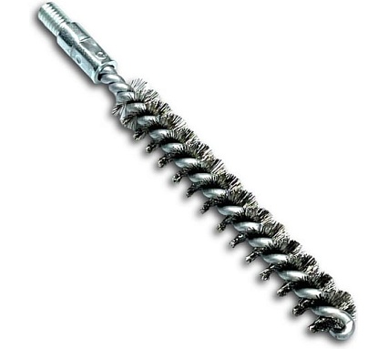Щетка ерш Lessmann Д12x115x80 М6, ROF 0,15мм 500512