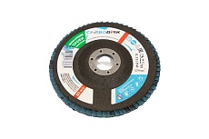 Круг лепестковый торцевой КЛТ 1, 125x22.23 мм, цирконий, P40 CARBODISK Н0160434 00-00016181