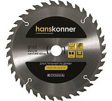 Диск пильный 185х20/16 мм, 36Z Hanskonner H9022-185-20/16-36