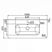 Мебель для ванной Iddis Brick 100 см подвесная, белый