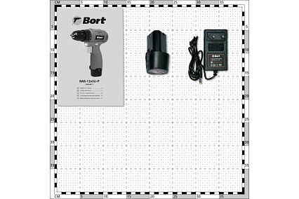 Аккумуляторная дрель-шуруповерт Bort BAB-12x2Li-P 1x1,5 Ah 93414011