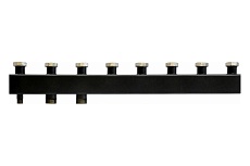 Коллектор для котла на 4 контура с накидными гайками Warme WKS80.4F