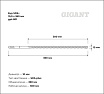 Бур SDS+ 10x360 мм Gigant gpt-801