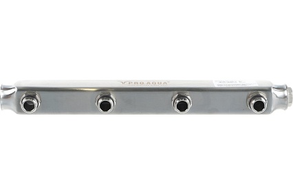 Коллектор PRO AQUA с межосевым расстоянием 100 мм, 4 выхода, 380 мм, 1x1/2 S520MB.04