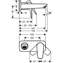 Смеситель для раковины Hansgrohe Talis E 71732000