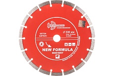 Диск алмазный отрезной Сегментный New Formula (230х22.23 мм) TRIO-DIAMOND S206