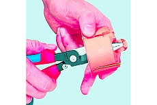 Электромонтажные клещи Knipex 6-в-1, 200 мм, чёрные, 2К ручки, KN-1382200SB