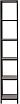 Стеллаж Allen Brau Liberty 30 см 1.33005.BB черный браш