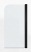 Шторка для ванны Timo TCM-70/03C-6 70x140 прозрачное, черный