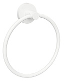 Вешалка для полотенец Bemeta White 104104064 кольцо, белый матовый
