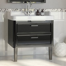Мебель для ванной Kerama Marazzi Pompei 80 см, 2 ящика черный