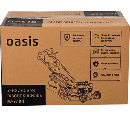 Бензиновая газонокосилка Oasis GB-27 (Н)