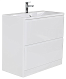 Тумба с раковиной BelBagno Albano 70 см напольная, Bianco Lucido