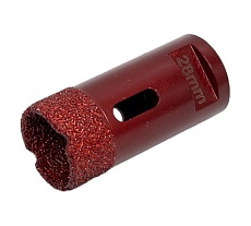 Коронка алмазная вакуумная по камню D28-15W-40L-M14 (28х40 мм; М14) Messer 06-35-028