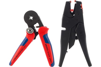 Набор контактных гильз с инструментом для опрессовки Knipex KN-979010