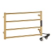 Полотенцесушитель электрический Bemeta 704153085 63W 560x370, золото матовое