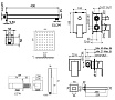 Душевой набор Plumberia TAG KITTG18CR220 хром