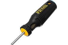 Отвертка Denzel SL4x100 мм, S2, трехкомпонентная рукоятка 121927