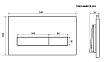 Кнопка смыва Timo Inari FP-003 хром