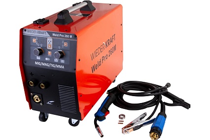 Сварочный инверторный аппарат Wiederkraft Weld Pro 260M 260A