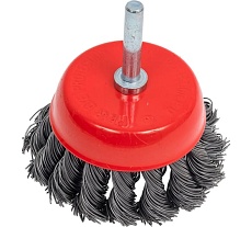 Щетка чашка для дрели 75 мм, витая проволока Gepard GP0855-75
